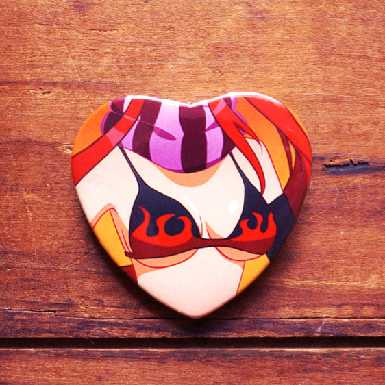 Yoko Tiddy Heart Badge