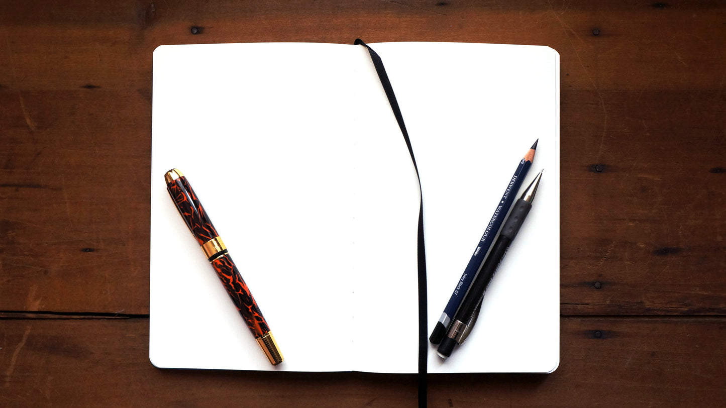 Mage's Touch Hardcover Blank Sketchbook