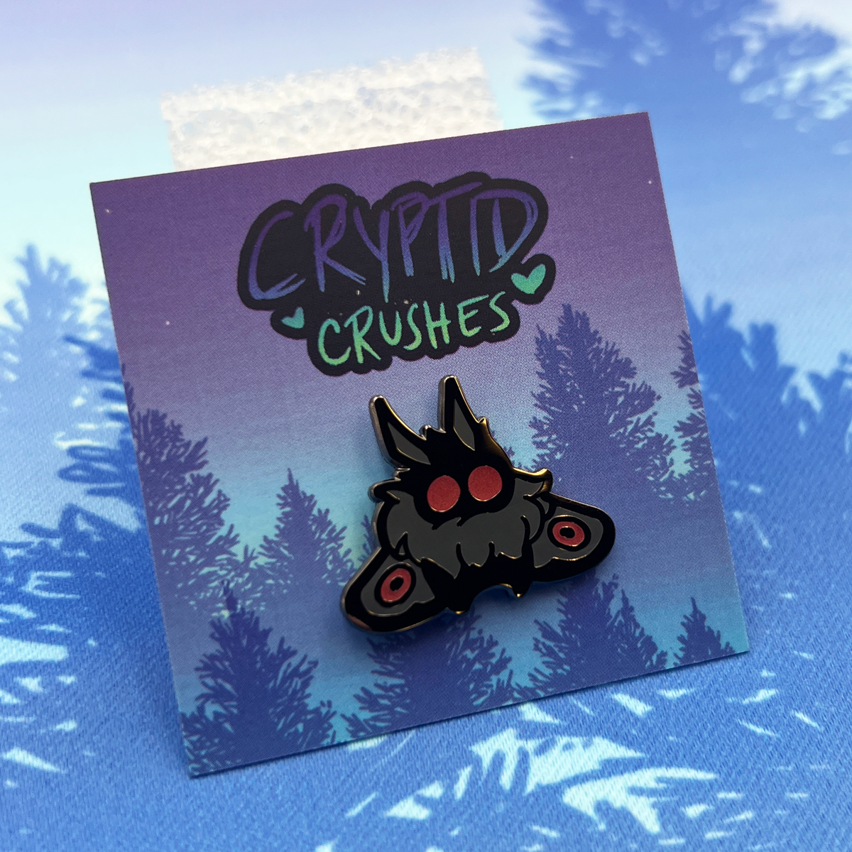Mothman Mini Pin
