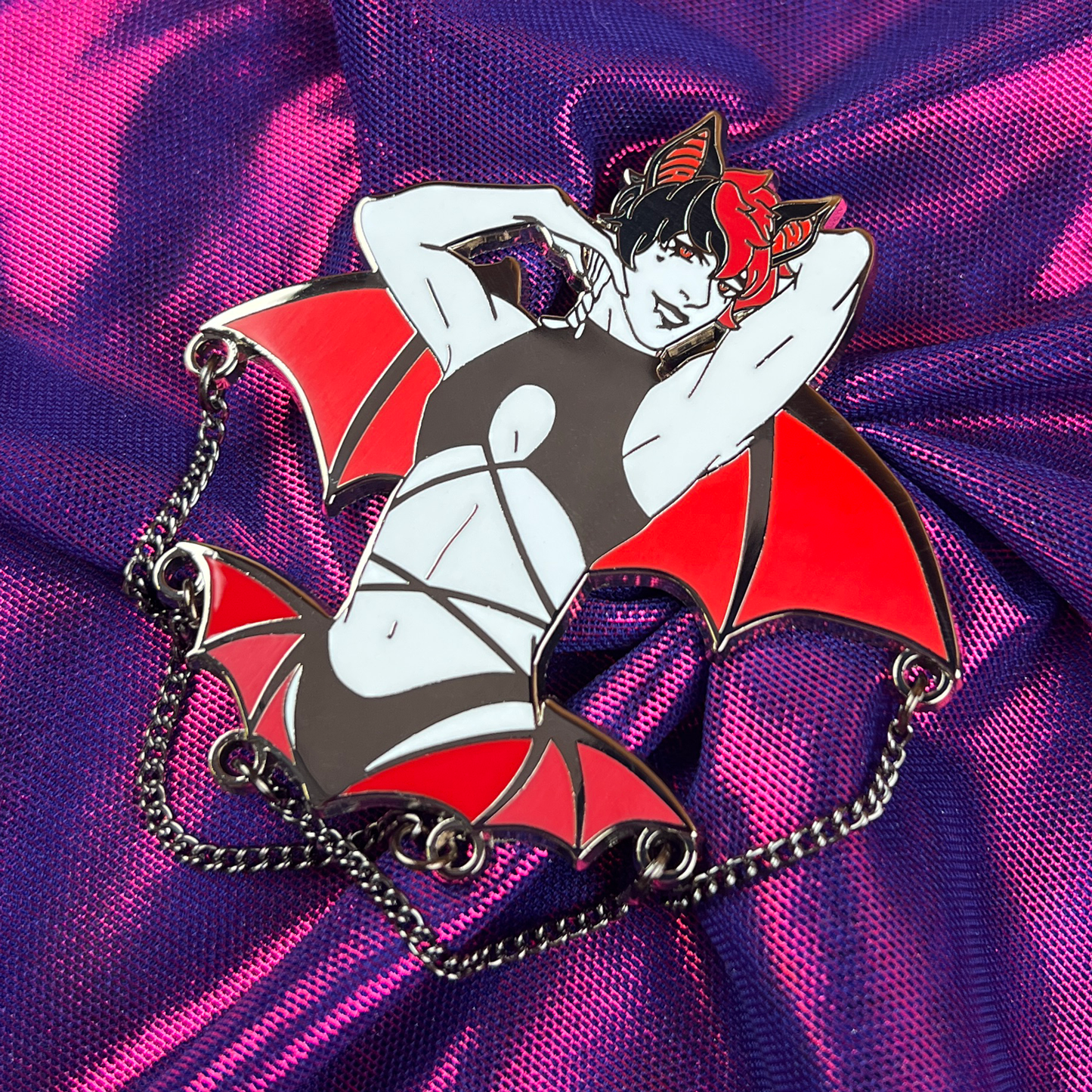 Vampire Bat Enamel Pin