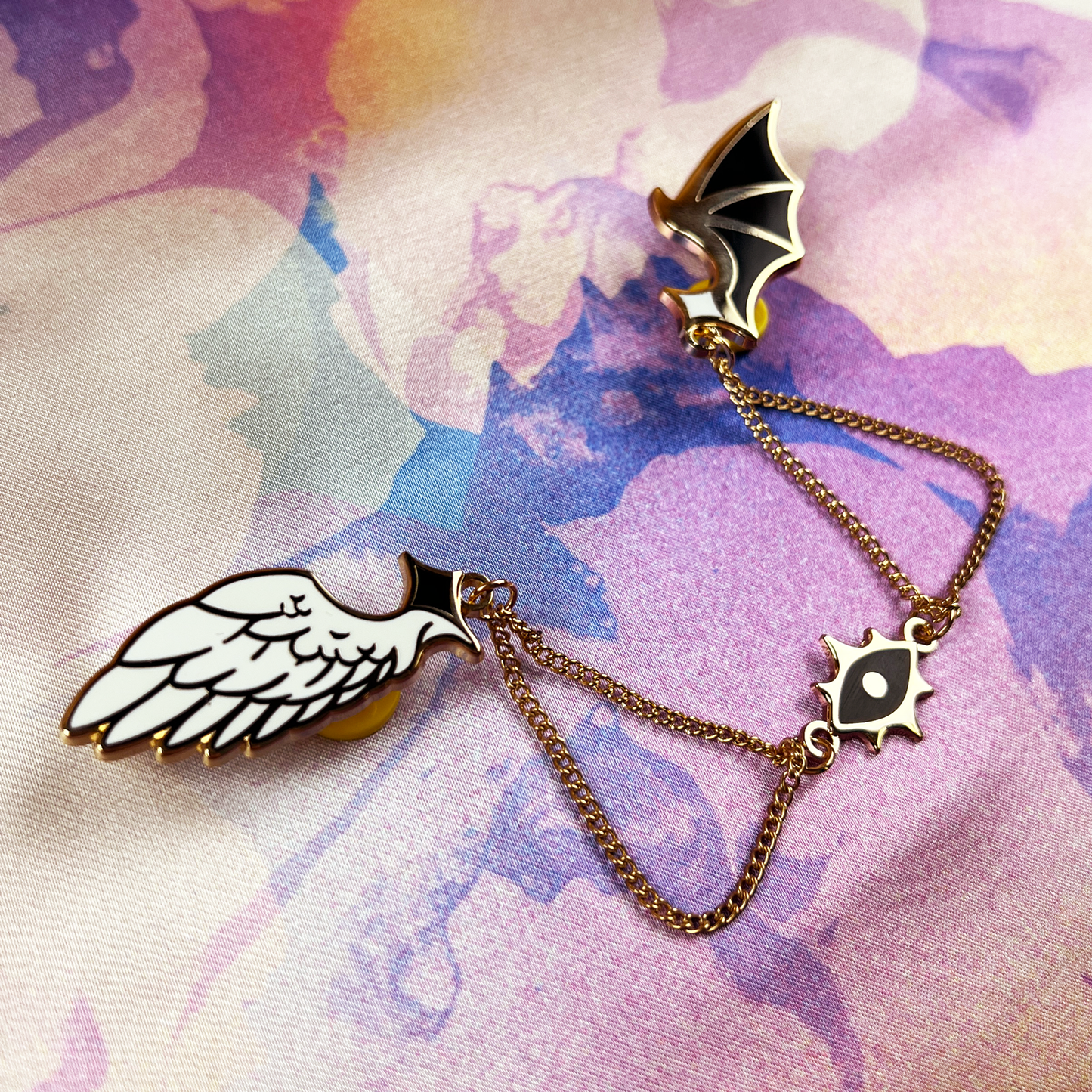 Angel x Demon Collar Pin
