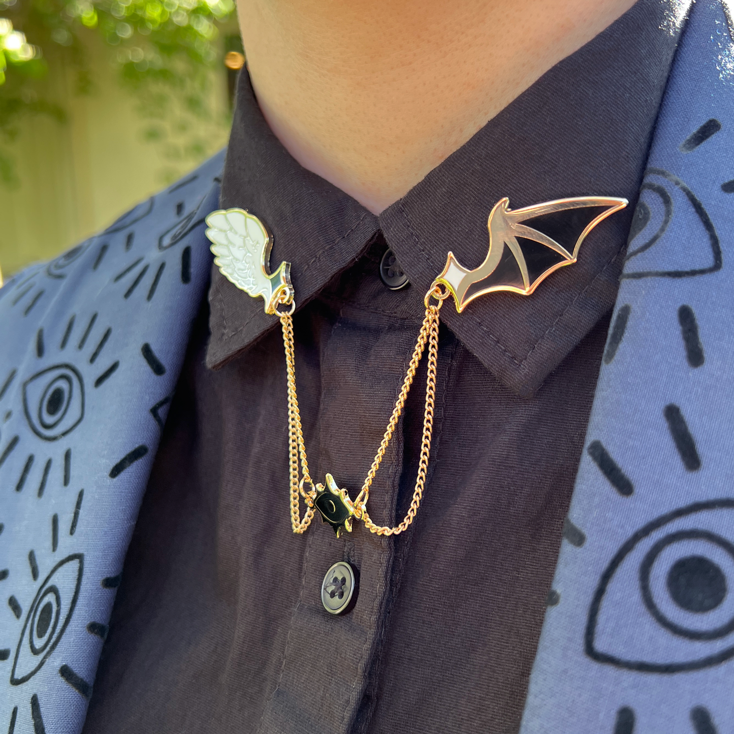 Angel x Demon Collar Pin