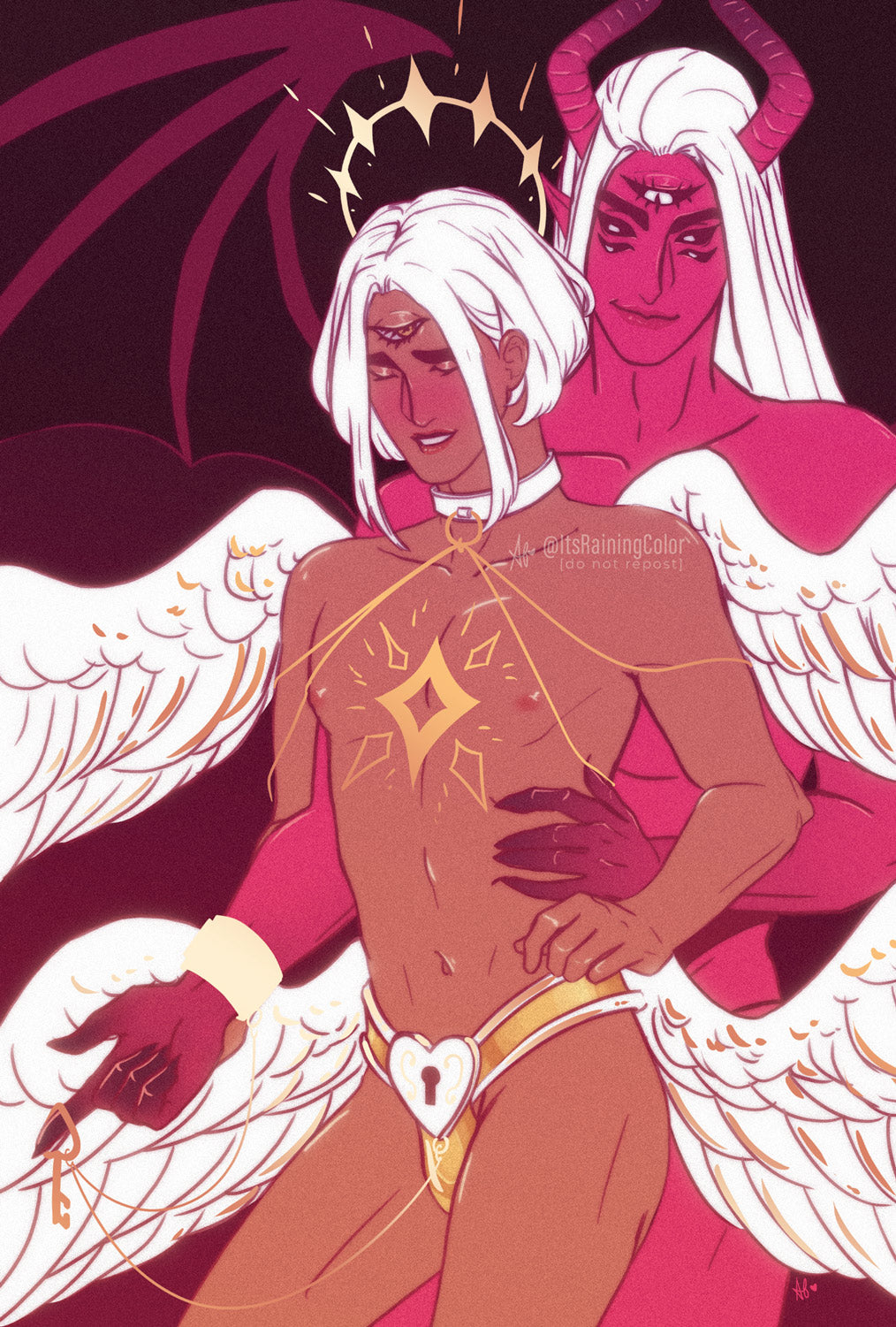 Lust x Chastity 6x9 Foil Print