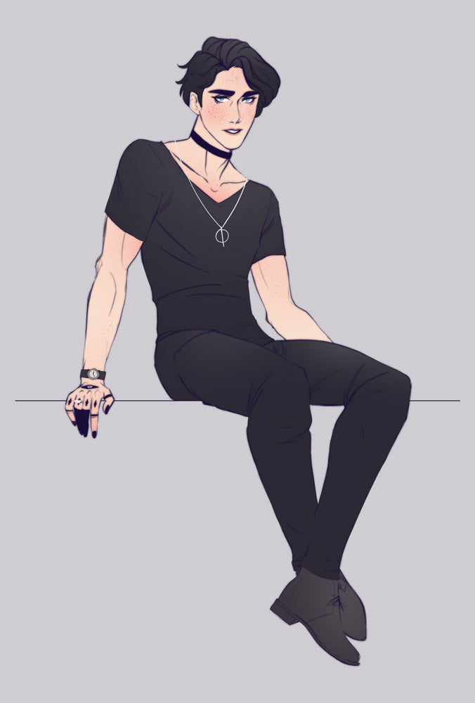 Liam Adult 6x9 Art Print