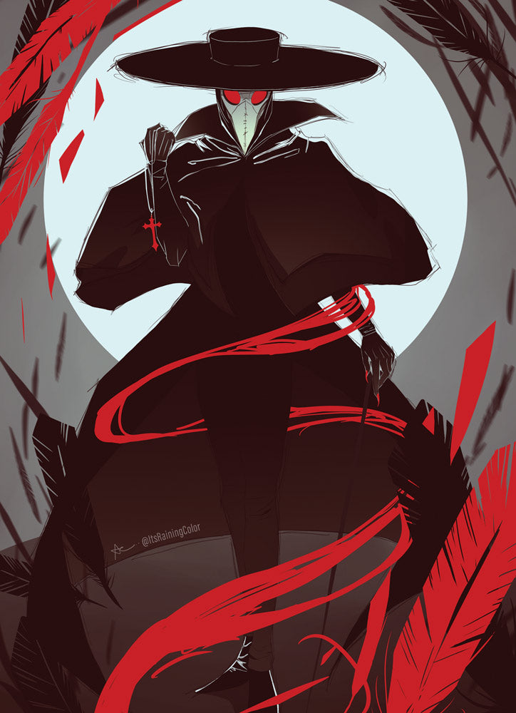 Plague Doctor 5x7 Art Print
