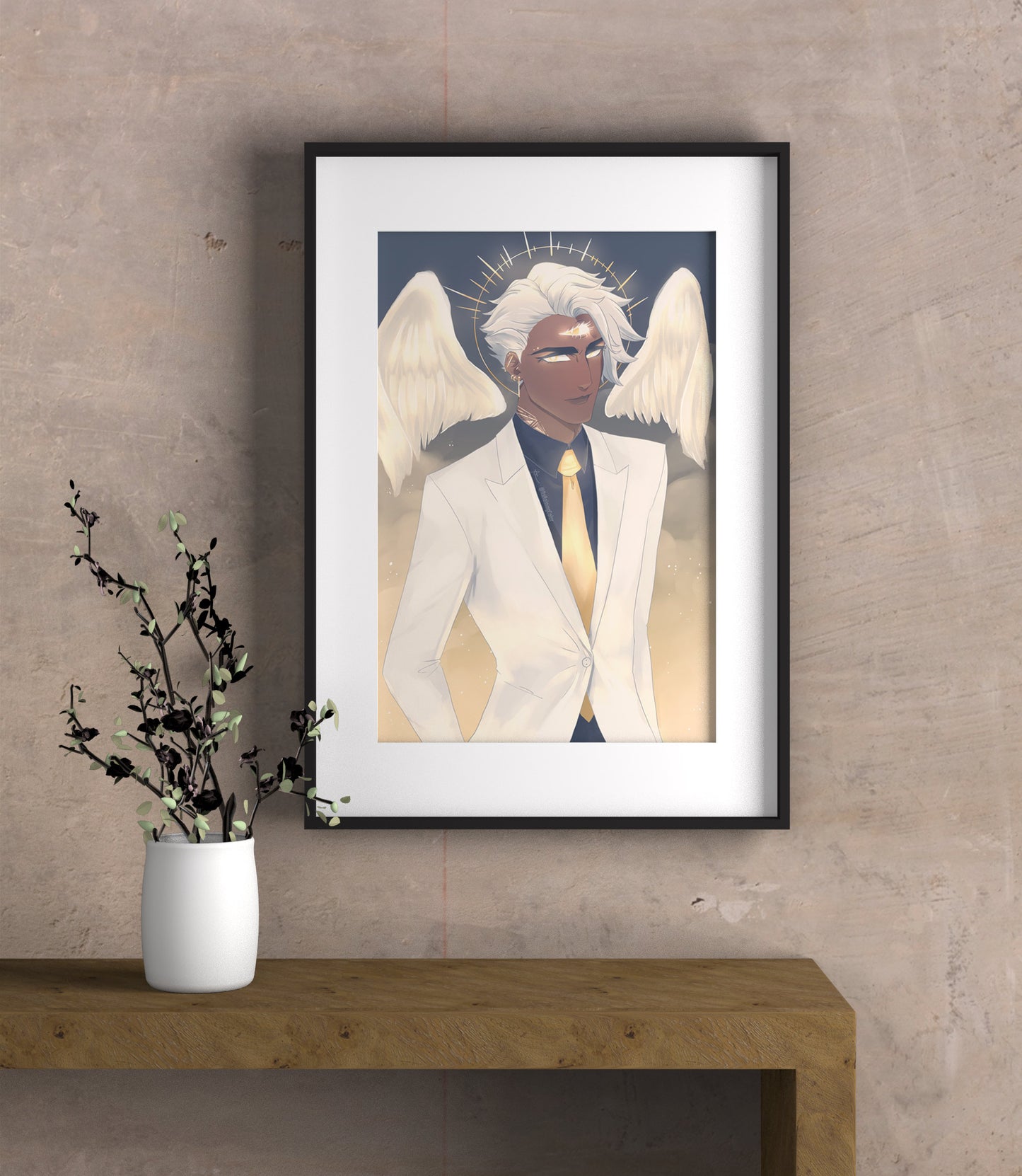 Raziel Angel OC 11x17 Art Print