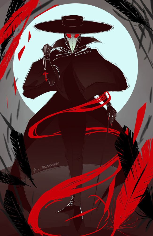 Plague Doctor 11x17 FOIL Art Print