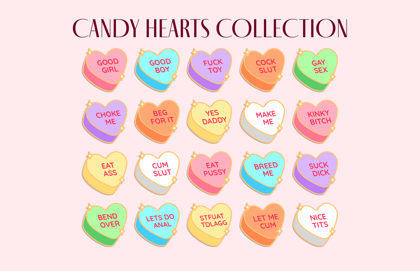 Dirty Candy Heart Pin