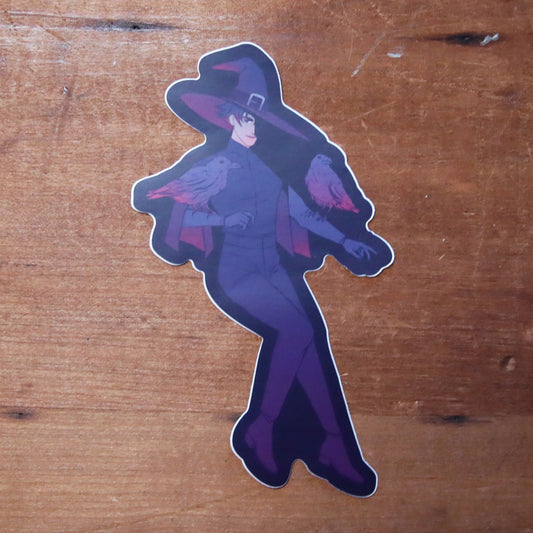 Crow Witch OC Sticker