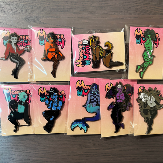 Monster Match Pin Set
