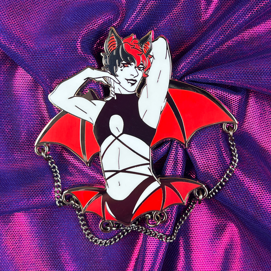 Vampire Bat Enamel Pin