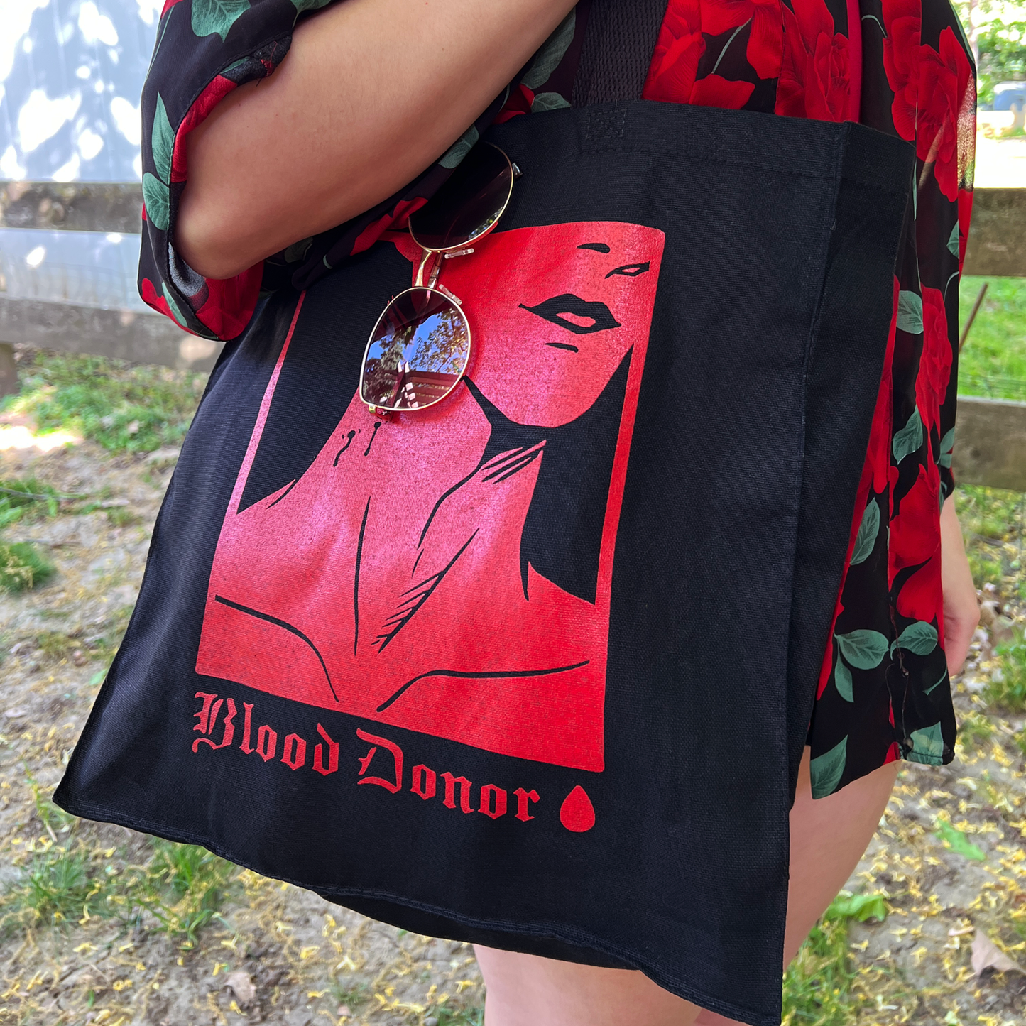Blood Donor Canvas Tote Bag