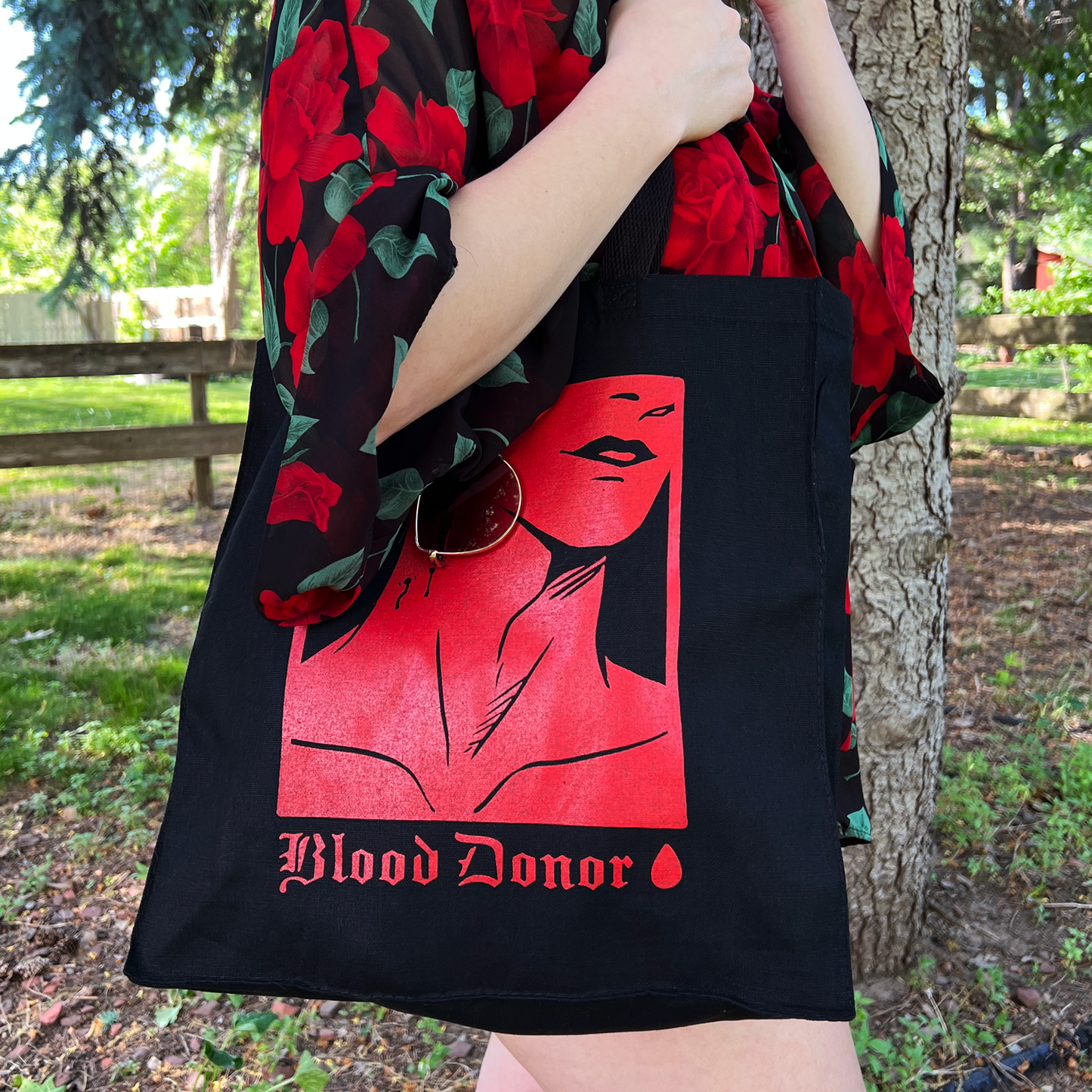 Blood Donor Canvas Tote Bag