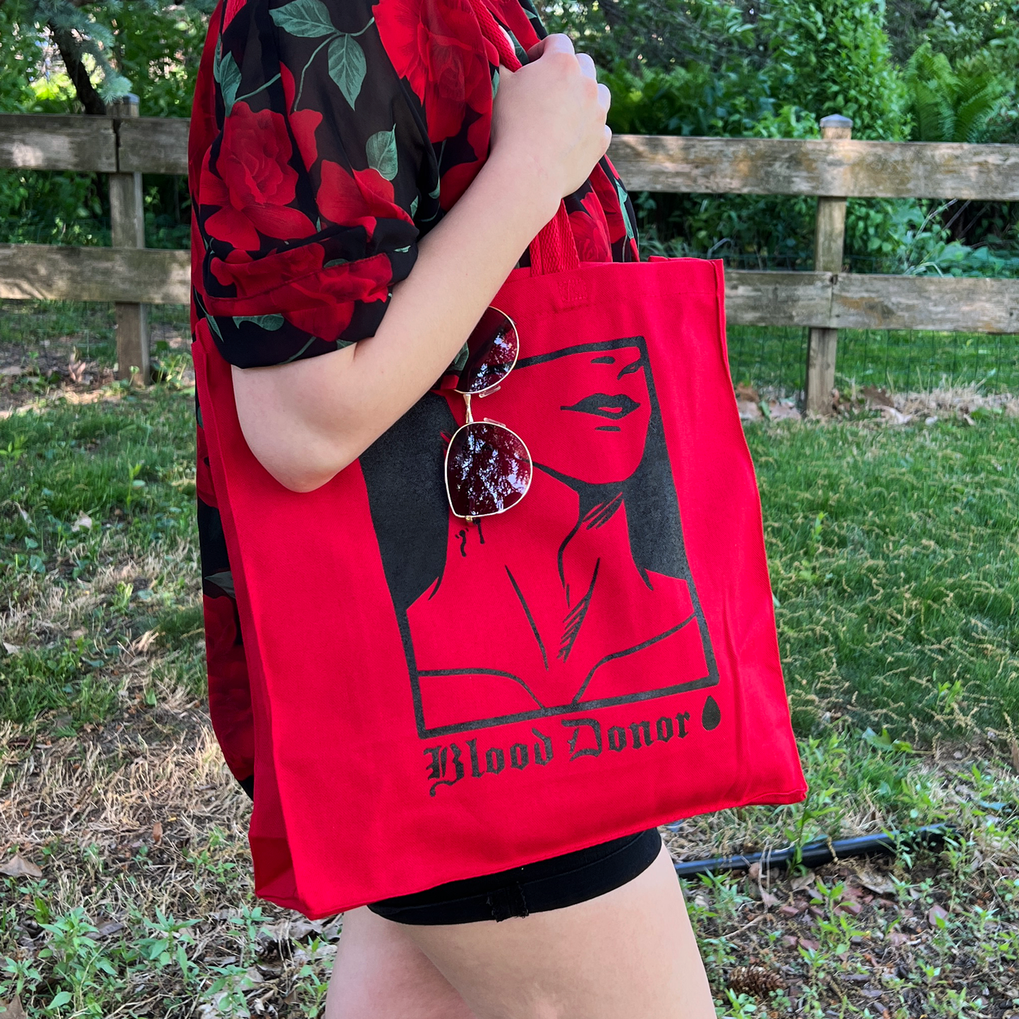Blood Donor Canvas Tote Bag