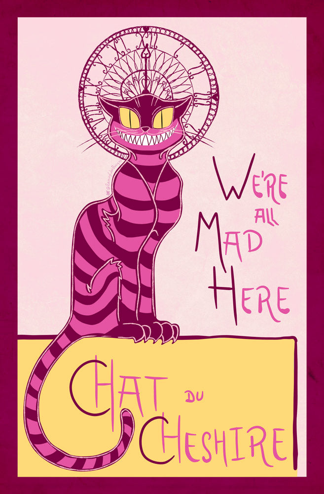 Cheshire Cat - 11x17 Print