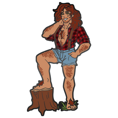 Bigfoot Enamel Pin