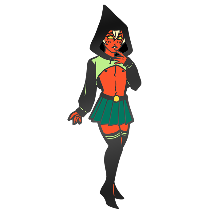 Flatwoods Monster Enamel Pin