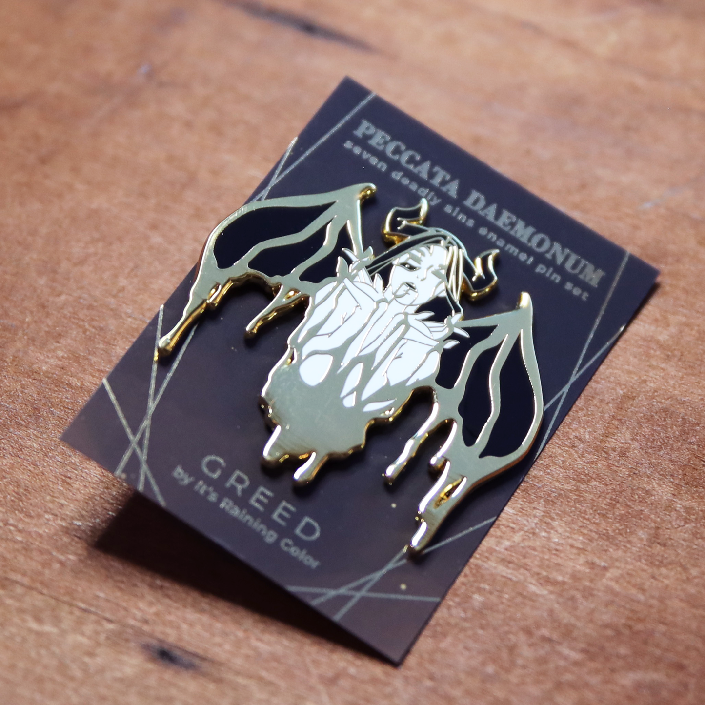 Greed Original Hard Enamel Pin