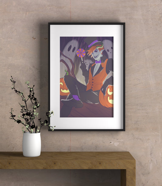 Jack O'Lantern Demon 11x17 Art Print