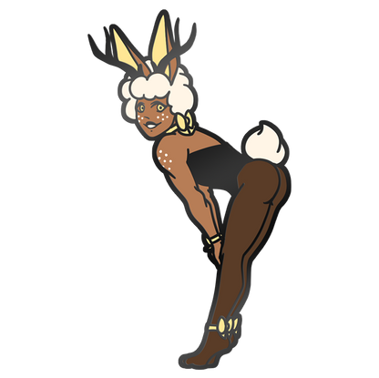 Jackalope Enamel Pin