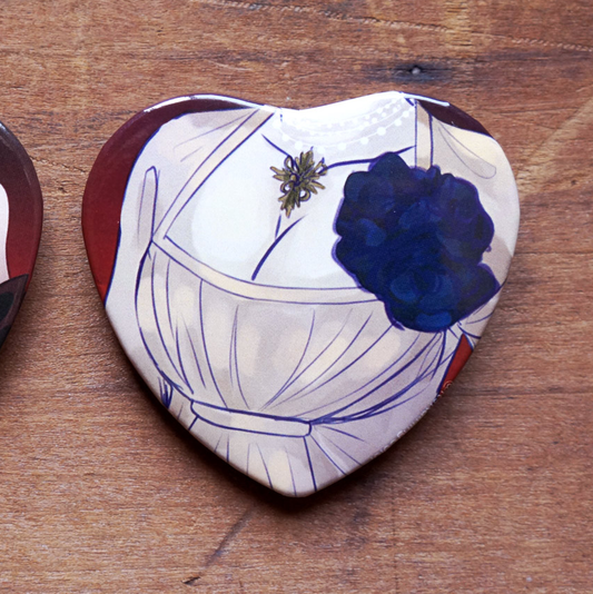 Lady Dimitrescu Tiddy Heart Badge