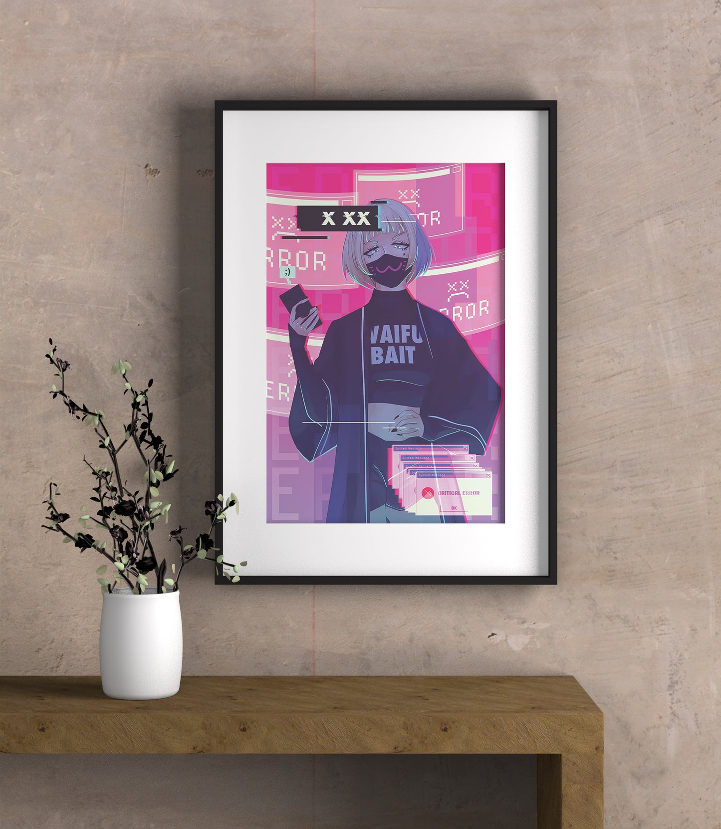 Waifu Bait 11x17 Art Print