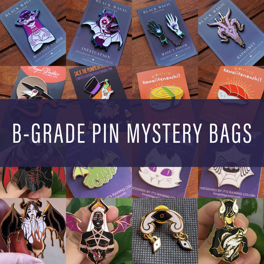 B Grade Enamel Pin Mystery Bag
