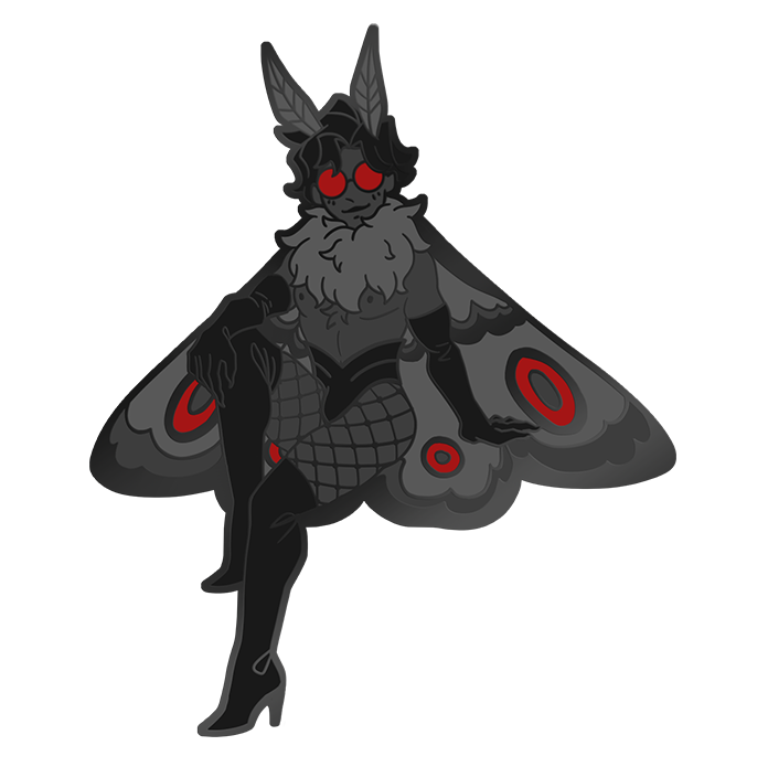 Mothman Enamel Pin